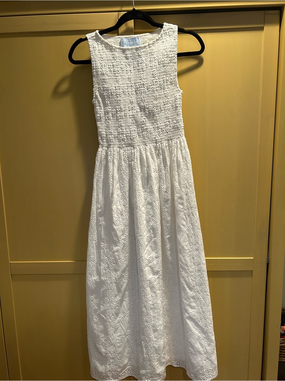 Hill House Home white eyelet nap dress Cosima - Picture 2 of 10